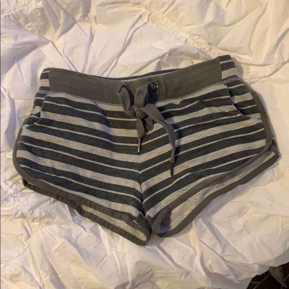 Striped comfy loungewear shorts
